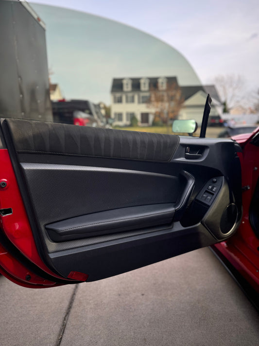 Toyota GT86 door panel after interior detail