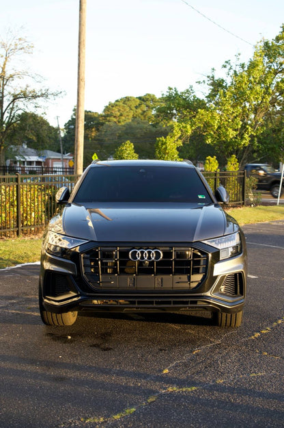 Grey Audi Q8 after exterior detail
